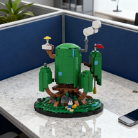 722pcs MOC Adventure Time The Treehouse Micro World Architecture Model Building Blocks DIY Creative Gift Display Decor Premium