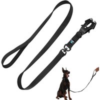 5Ft Nylon Large Dog Leash Tactical Frog Clip Metal Padded Control Handle Durable Military German Shepard Rope Training Supplie