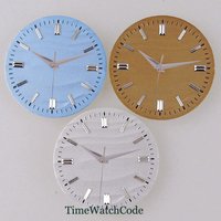 29mm Sand Watch Dial 3D Texture Dials for NH35 NH36 NH38 EAT2824 PT5000 SW200 Miyota8215 821A DG2813 3804 Movement Silver Hand