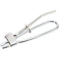 Brake Hose Pinch Steel Chrome Finish 12mm Opening Rounded Jaw Edges Fuel Pipe Clamp Tool for Coolant Line Car Parts