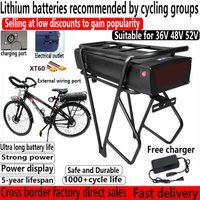 Universal electric rear power assisted 36V48V18650 lithium battery with large capacity, long endurance, and strong power