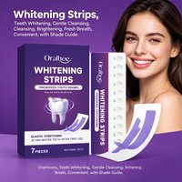 Teeth Whitening Strips 7PCS Coffee Tea Stain Removal and Fresh Breath Elastic Stretching Whitening Strips Daily Oral Care