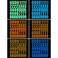 AliExpress NICELET 4cm Height Number Stickers Wall Switch Numbering Sticker Car Bike Door Drawer Laptop Phone Book Decoration Digits Glow Stickers