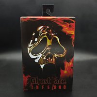 Scream Ghost Face 7 Inch Clothed Action Figure Deluxe Edition With Blood Mask And Interchangeable Hands