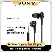 SONY MDR-XB75AP Wired In-Ear Headphones Extra Bass HiFi Stereo Earphones with Mic