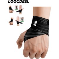 AliExpress loogdeel LOOGDEEL 1 Pcs Wrist Brace Outdoor Sports Cycling Left And Right Training Non-slip Breathable Elastic Women Men Billiard Gloves