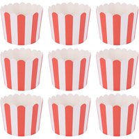 50X Cupcake Wrapper Paper Cake Case Baking Cups Liner Muffin Kitchen Baking Red Stripes