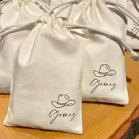 Personalized 5Pcs Bachelorette Drawstring Gift Bags Cowgirl Party Favors Nashville Wedding Supplies Western Bridal Shower Decor