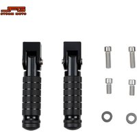 Rear Passenger Foldable Foot Pegs Footrests M8 For Ridstar Q20 E-Bike Electric Dirt Bike Motorcycle Part CNC Aluminium