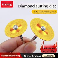 Tiling Cutting Small Slices Titanium-Coated Diamond Sand Small Saw Blades Stone Ceramic Jade Joint Cleaning and Grinding Sheets