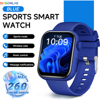 New Smartwatch 2026 for Android/IOS Voice Assistant Wireless Call Answer 1.83''Screen Step Count Game Men Women Health Gift