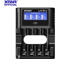 XTAR L4 Pro Smart Charger for AA AAA 1.5V Li-ion and Ni-MH Batteries with Smart Repair Low Heat and Safety Protection