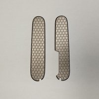 NEW Titanium Alloy Custom Honeycomb Stira Grip Handle Scales For 91MM Victorinox Swiss Army Knives DIY Make Accessories Parts