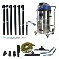 3600W High Power Wet Dry Industrial Vacuum Cleaner | Optional Gutter Cleaning Attachment for Workshop Factory