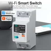 Tuya WIFI Smart circuit breaker 2P 63A charge statistics for smart home wireless control switch by smart life APP CNMIBO