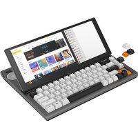 12.3inch Touchscreen Gaming Mechanical Keyboard 68 Keys USB Compact Portable Split Screen Keyboard for Windows Mac Android image 3