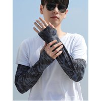 AliExpress NONE Camouflage Loose Arm Sleeves Men Women Cooling Fishing Summer Driving Breathable Cycling UV Protection Oversized Sun Sleeves