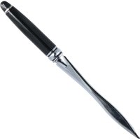 Black Stainless Steel Letter Opener Hand Mail Envelope