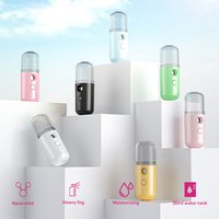 718B Mini USB Rechargeable Facial Spray: 30ml Nano Mist, Portable Handheld Humidifier