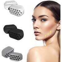 2pcs 40/5060lbs Jawline Exerciser Ball Facial Jaw Muscle Toner Fitness Anti-aging Food-grade Face Chin Bit Cheek Lifting Trainer