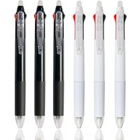 3 in 1 Erasable Pen Creative 0.5mm Magic Ink Gel Pen 3 Colors Refills Washable Handle Writing Pen