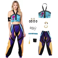 2026 Costume Cosplay Pop Singers Womens Halloween Outfits with Accessories