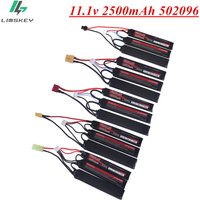 11.1V 2500mAh Lipo Battery for Water Gun 3S 11.1V Battery Split Connection for Airsoft BB Air Pistol Electric Toys Guns
