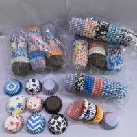 200Pcs/500Pcs/1000Pcs Color Random Mini Cake Paper Liners, 0.98inch Baking Liners, Unfolded Size 6cm, Baking Utensils, Ideal Kitchen Accessories, Essential Baking Supplies