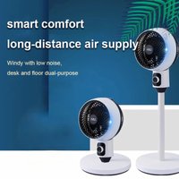 Home Standing Turbo Convection Fan Timing Remote Control Floor Fan Air Circulation Mute Electric Fan