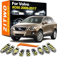 ZITWO Car Accessories LED Bulb Interior Dome Map Light Kit For Volvo XC60 2009 2010 2011 2012 2013 2014 2015 2016 2017 Foot Lamp