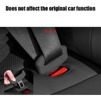 Car Seat Belt Buckle Protector Cover 2Pcs Soft Silicone Anti-Collision Case Seat Belt Buckle Protection Anti Scratch