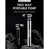 AliExpress West Biking WEST BIKING Portable Bicycle Pump 300PSI High Pressure Bike Air Pump Bike Tire Inflator Schrader Presta Valve Cycling Hand Pump