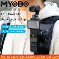 MYOBO Backpack Strap Clip for DJI Osmo Pocket 3 Action Camera Mount,for first-person perspective filming Vlog and live streaming