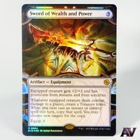 The Big Score BIG Vaultborn Tyrant Sword of Wealth and Power Hobby Collectibles Game Collection Proxy Card
