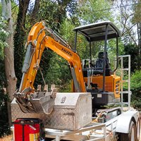 Bestseller Mini Excavator 1.2 Ton 1.8 Ton 2 Ton Farm Crawler Excavatosr Mini Digger Customized Small Excavator