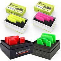 EHDIS Car Vinyl Wrap PPF Scraper with Packing Box Magnetic Rubber Squeegee Window Tint Film Water Cleaning Remover with Gift Box