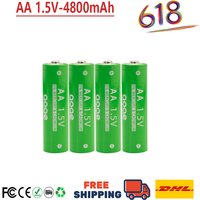Original 2026 Rechargeable Battery 1.5V AA 4800mAh Charger for Computer Clock Radio Video Game Digital Camera AA 1.5V