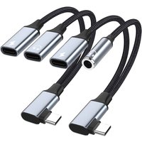 Data Transfer USB Type C Audio Converter 2 in 1 DAC Decorder OTG Adapter Mobile Phone Elbow Charging Cable Home Office