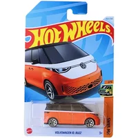 24L Original Hot Wheels Car Volkswagen 10 BUZZ Toys for Boys Scale 1/64 Diecast Voiture Bus Alloy Model HW Vans Birthday Gift