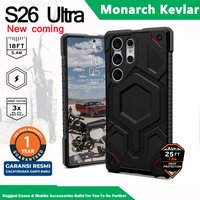 Shockproof Monarch Magnetic Case for Samsung Galaxy S26 Ultra S25 S23 S24 Plus Rugged Kevlar Ua-g for Magsafe Protective Cover