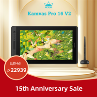 Huion Kamvas Pro 16 V2 Graphics Tablet 15.6 Inch Display PenTech 4.0 Stylus 16K Levels Pressure, 2nd Gen Anti-glare Etched Glass