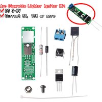 DC3-5V DIY Kit High Voltage Generator Arc Igniter Lighter Kit for DIY Electronic Production Suite