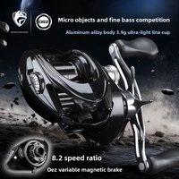 Michel Fox ET Ultra Spincast Reel for Micro Jigging Precision Competition Fishing with Metal Body and OEZ Variable Brake
