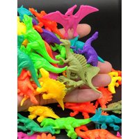 Mini Colorful Dinosaur Toys Triceratops Tyrannosaurus Solid Model Kids Cognitive Educational Toys Party Decor Cake decoration