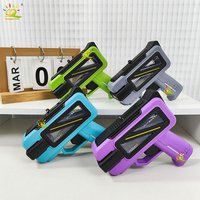 HUIQIPAO Small water gun with trendy futuristic transparent design, featuring large capacity and high pressure