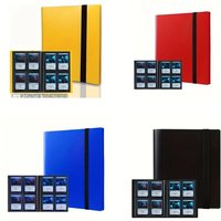 160 Pocket Large Game Collection Cards Binder Durable PP Material Protective Album Cover for Trading Card Multi-color Option