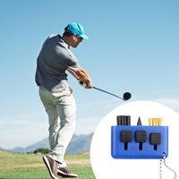 3 in 1 Retractable Golf Cleaner Tool Lightweight Easy to Carry Golf Club Brush for Cleaning Golf Club Ball Divot