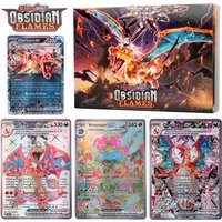 60/100Pcs Pokemon Cards All New EX Obsidian Flames Booster Box include Charizard Pokemon Cards English Version