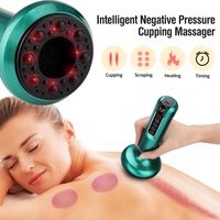 Electric Cupping Massager Vacuum Suction Cup GuaSha Anti Cellulite Health Scraping Heating Slimming Massage Acupoints Therapy