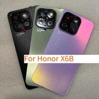 For Honor X6B Battery Back Cover Back Panel Rear Plastic Door Housing Case With Adhesive